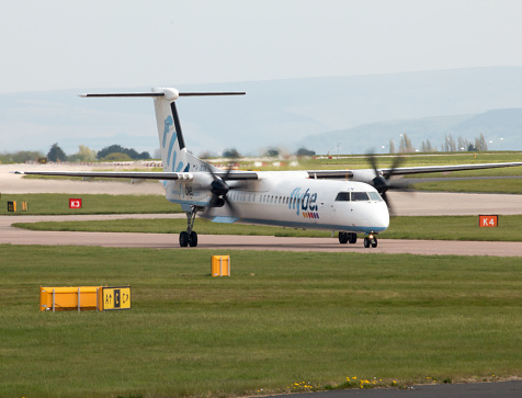 Flybe Bombardier Dash 8 Stock Photo Download Image Now
