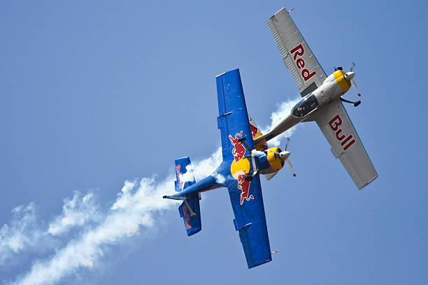 Flying Bulls Team in Aero India 2013 stock photo