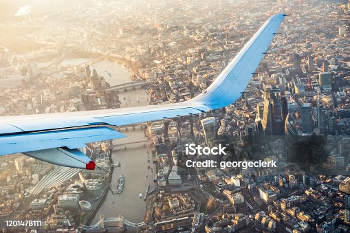 istock Flying over London's city centre 1201478111