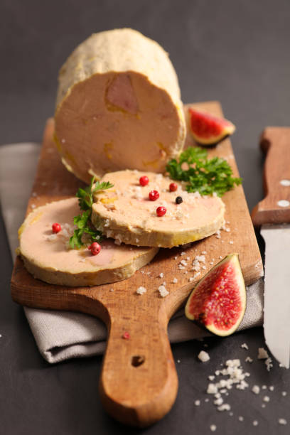 foie gras and fig foie gras and fig foie gras stock pictures, royalty-free photos & images