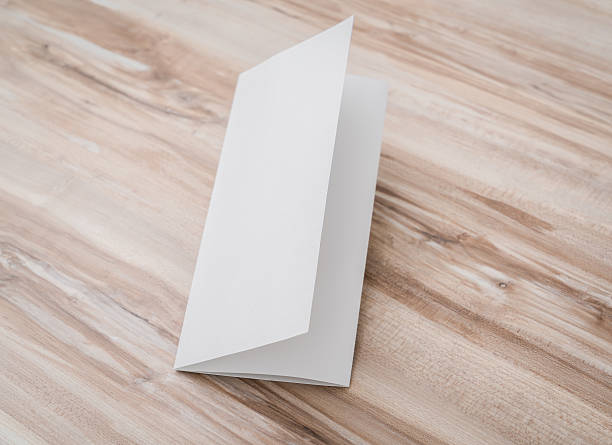 Folded paper stock photo
