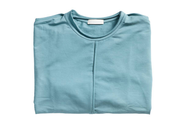 Folded sweatshirt isolated stock photo