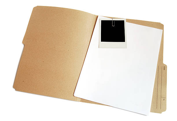 Folder with document and picture Folder with document and picture file folder photos stock pictures, royalty-free photos & images