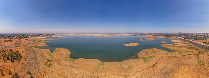 High quality stock photos of the drought stricken Folsom Lake, California.