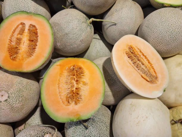 food and drink, Cantaloupe Melon Pictures stock photo