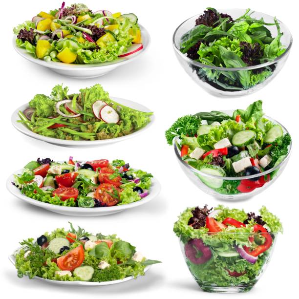 food. - salad bowl imagens e fotografias de stock