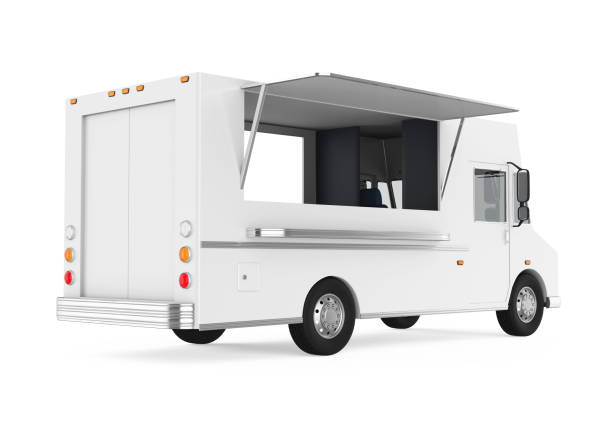 2,125 White Food Truck Stock Photos, Pictures &amp; Royalty-Free Images - iStock