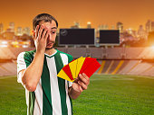 istock Football-player with penalties 507572882