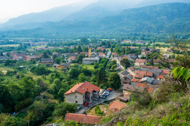 Foresto is a fraction of Bussoleno (province of Turin), located about 2 km from the center of the capital stock photo
