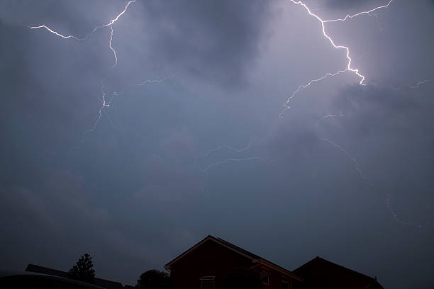 Forked Lightning stock photo