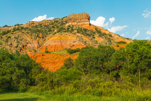 Formation at Palo Duro Canyon State Park, TX.