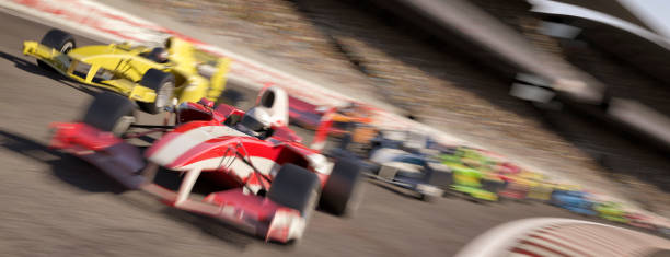 Formula One Type Racing stock photo