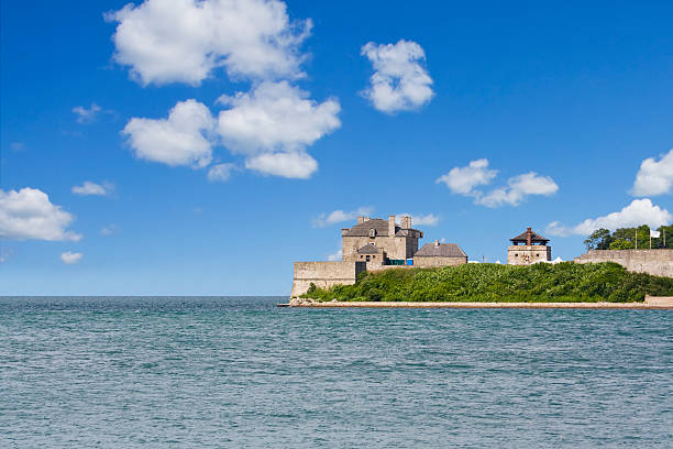 Fort George National Historic Site, at Niagara-on-the-Lake, Ontario stock photo