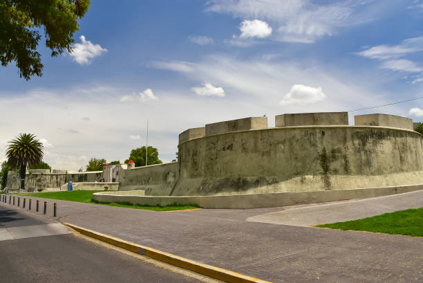 Fort Loreto in Puebla, Mexico stock photo