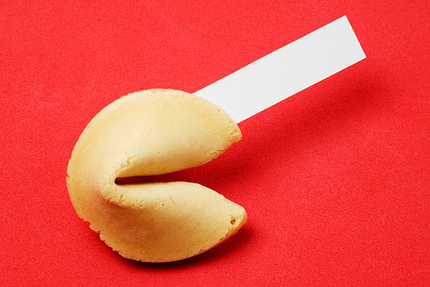 fortune cookie stock photo