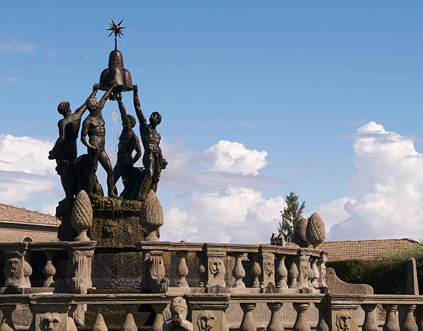 fountain of the moors, villa lante - bagnaia 個照片及圖片檔