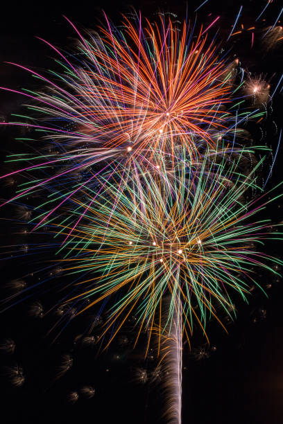 Fourth of July Fireworks Celebration stock photo