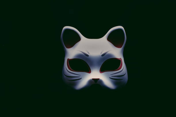 Fox mask stock photo