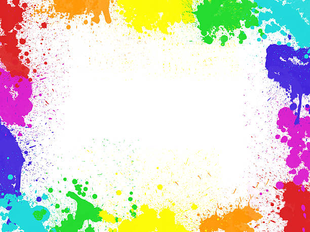 Best Paint Splatter Border Stock Photos, Pictures & Royalty-Free Images ...