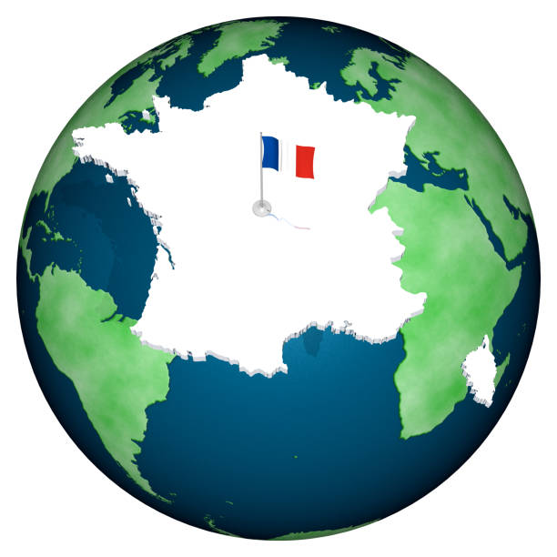 France flag background world"n stock photo