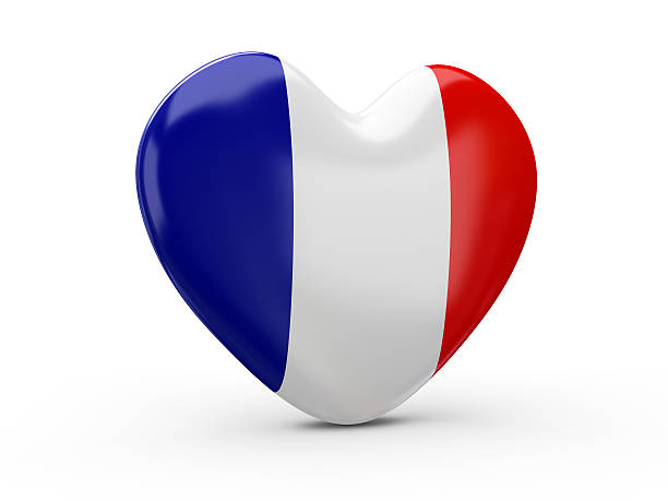 French Culture Heart Shape Flag France Stock Photos, Pictures & Royalty ...