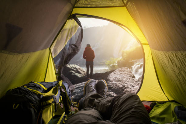 frihet - camping tent bildbanksfoton och bilder