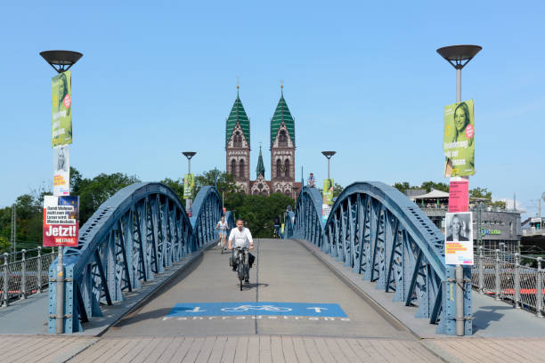 Freiburg im Breisgau, City, Summer day stock photo