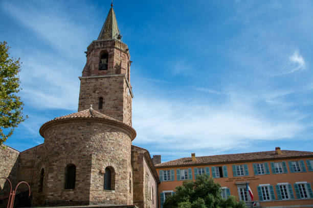 Frejus Cathedral, France stock photo