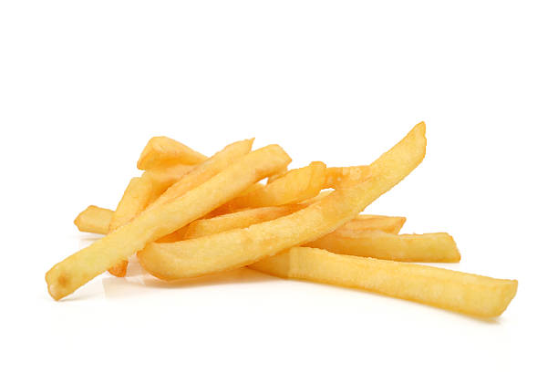 french fries stock photo