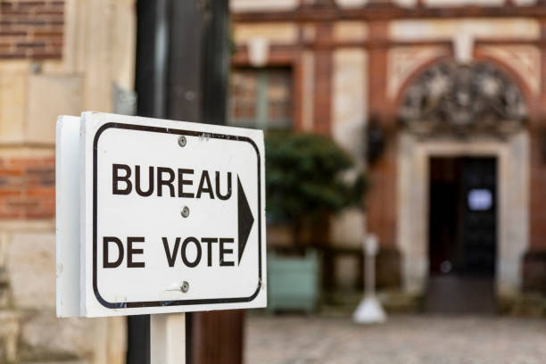 2020 French Municipal Elections stock photo