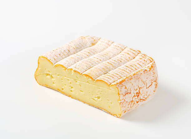 French washed rind cheese French soft cheese made mainly from milk from the Vosges muenster cheese stock pictures, royalty-free photos & images