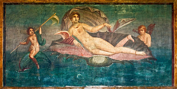 Fresco in Pompeii  fresco stock pictures, royalty-free photos & images
