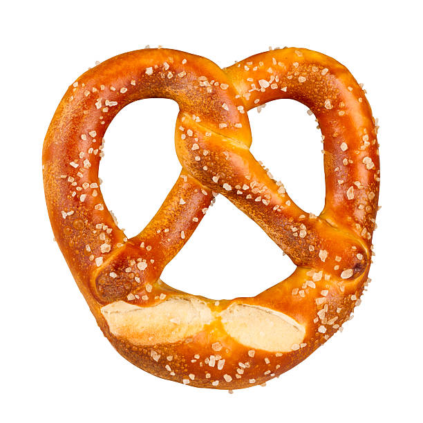 fresh german pretzel a german pretzel softness stock pictures, royalty-free photos & images