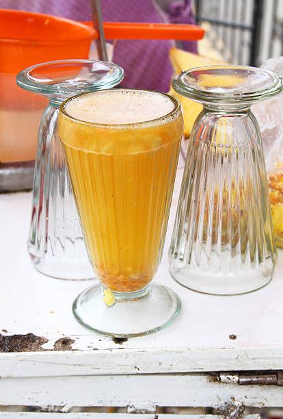Fresh Orange/Pineapple Juice for Sale stock photo