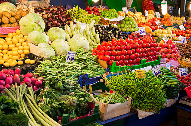 Fresh organic food stock photo