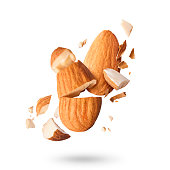 istock Fresh raw almond. Organic healthy snack 1322318995
