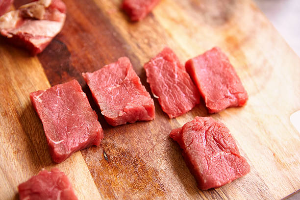 Fresh Raw Meat stock photo