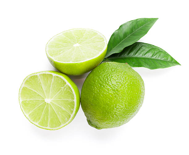 Fresh ripe limes stock photo
