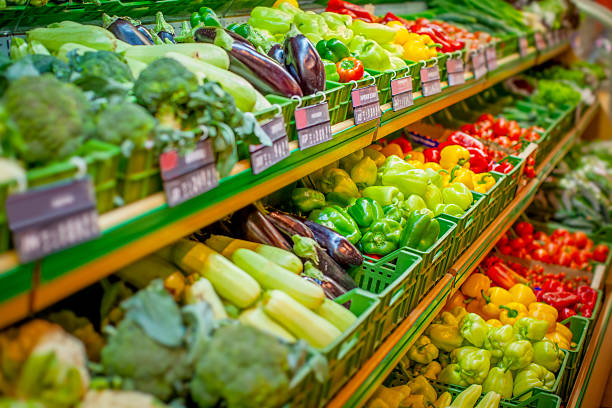Fresh vegetables stock photo
