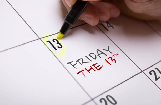 Friday the 13th Friday the 13th agenda day friday the 13th stock pictures, royalty-free photos & images