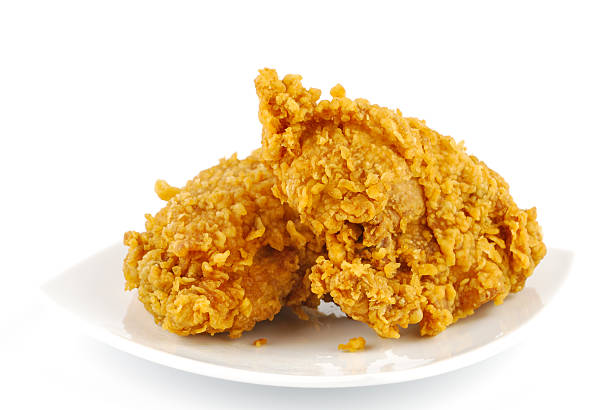 Fried chicken stock photo