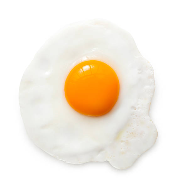 Fried egg Fried egg. Photo with clipping path. To see more Eggs images click on the link below: fried egg photos stock pictures, royalty-free photos & images
