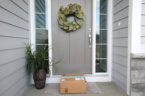package at front door