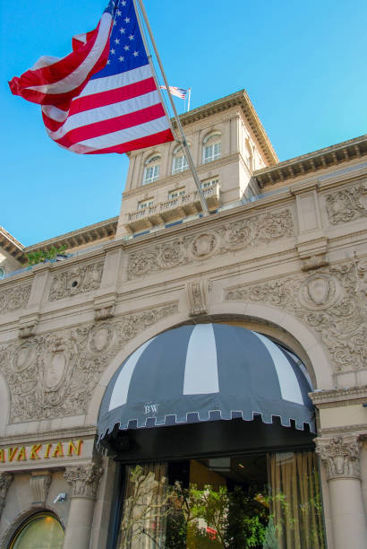Front Entrance Of The Beverly Wilshire Hotel