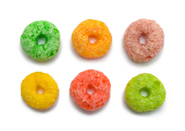 Fruit Cereal Pieces stock photo