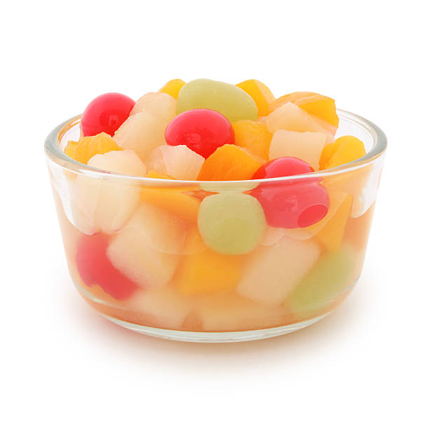 Fruit Cup Fruit Cup isolated on white (excluding the shadow) fruit salad stock pictures, royalty-free photos & images