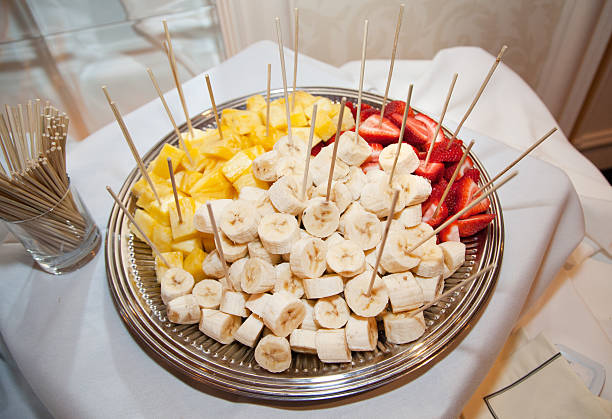 Fruit Platter at a Wedding stock photo