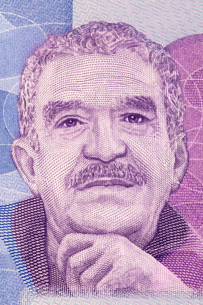 Gabriel Garcia Marquez portrait stock photo