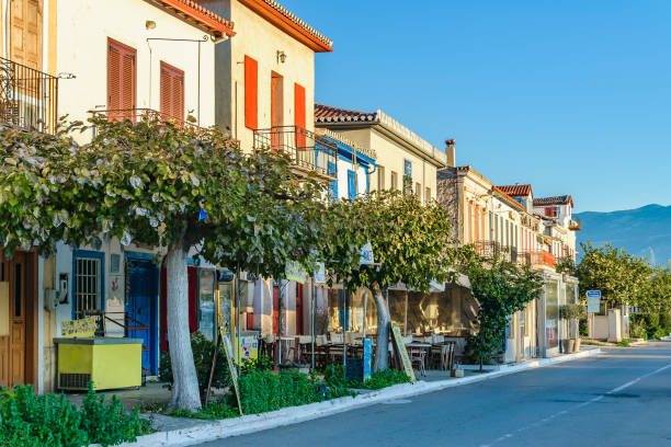 Galaxidi Town, Greece stock photo