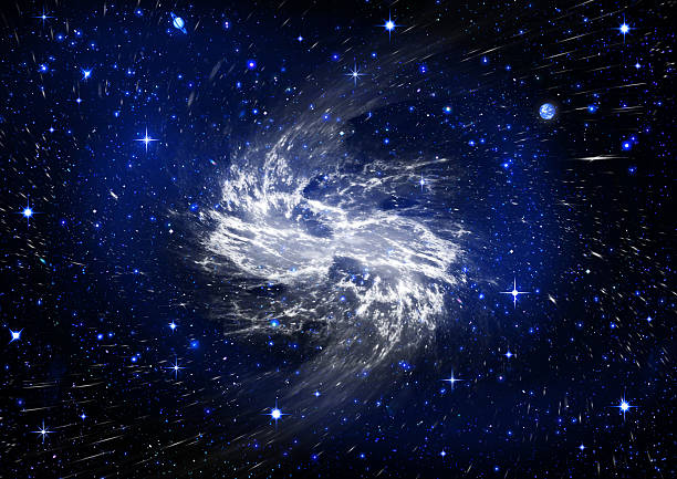 галактика в пространстве - sparks стоковые фото и изображения
